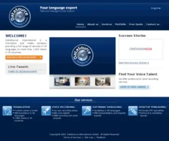 Datasourcegroup.com(DataSource International) Screenshot