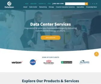 Dataspan.com(Data Center Storage Systems and Network Service Solutions) Screenshot