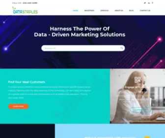 Datastaple.com(Driven B2B Marketing Solutions) Screenshot