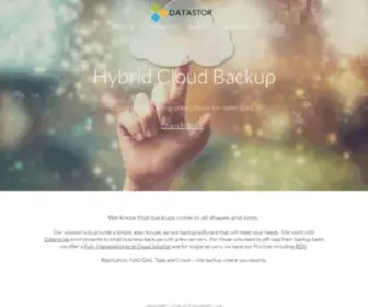 Datastor.com(DATASTOR Shield fully managed hybrid cloud backup service) Screenshot