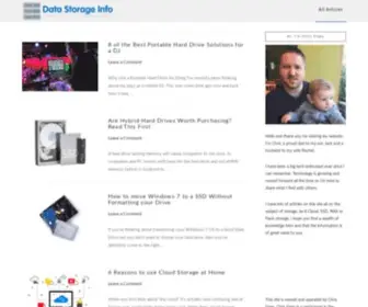 Datastorageinfo.com(Data Storage Info) Screenshot