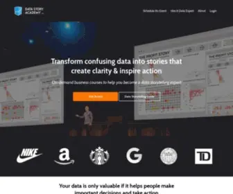 Datastoryacademy.com(Data Story Academy) Screenshot