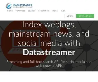 Datastreamer.io(Datastreamer) Screenshot