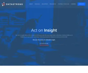 Datastrong.com(Business Analytics) Screenshot