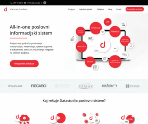 Datastudio.si(Home) Screenshot