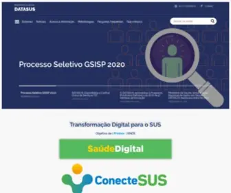 Datasus.gov.br(Início) Screenshot