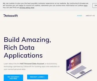 Dataswift.io(Personal Data Accounts) Screenshot