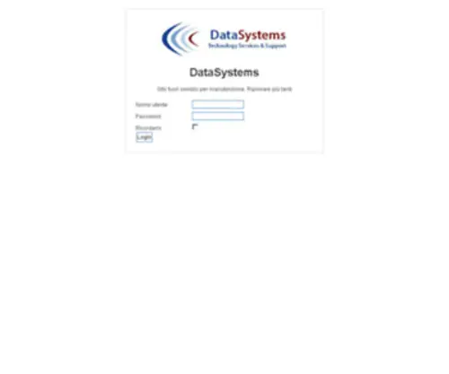 Datasystemsgroup.it(Consulenza Informatica) Screenshot