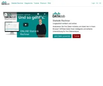 Datatab.de(Online statistik rechner) Screenshot