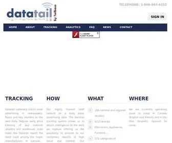 Datatail.com(Retail Intelligence) Screenshot