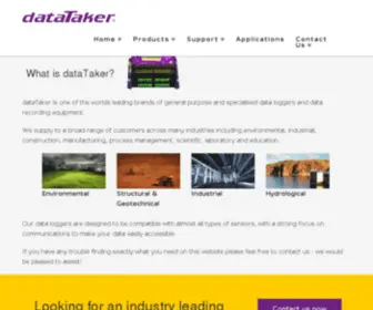 Datataker.com(DataTaker Intelligent Data Loggers) Screenshot