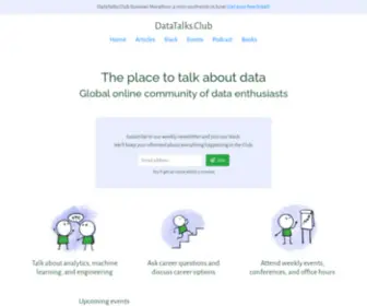 Datatalks.club(The place to talk about data) Screenshot