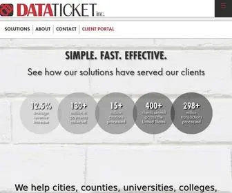 Dataticket.com(Data Ticket Inc) Screenshot