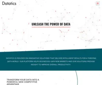 Dataticsintel.com(Datatics) Screenshot