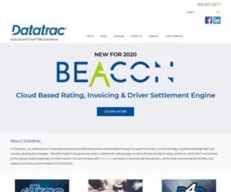 Datatrac.com(Datatrac Last Mile Scalable Software Solutions) Screenshot
