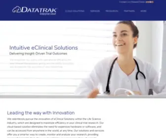 Datatrak.com(Datatrak Enterprise eClinical Solutions) Screenshot