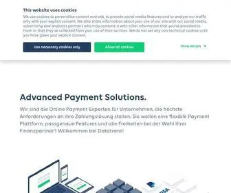 Datatrans.ch(Advanced Payment Solutions für Unternehmen) Screenshot