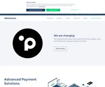 Datatrans.com(Advanced Payment Solutions für Unternehmen) Screenshot
