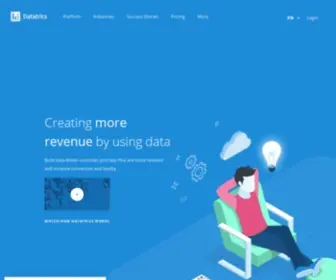 Datatrics.com(Create personalized customer experiences) Screenshot