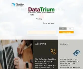 Datatrium.com(DataTrium International) Screenshot