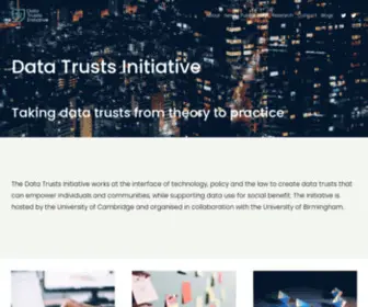 Datatrusts.uk(Data trusts) Screenshot