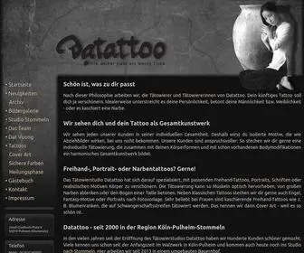 Datattoo.de(Tattoostudio in Stommeln (bei Köln) Screenshot