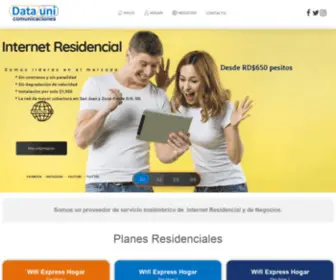 Datauni.com.do(Internet Residencial) Screenshot