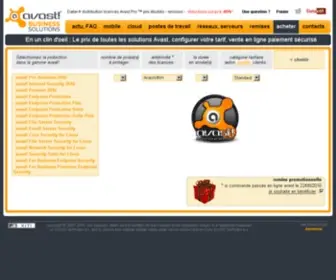 Datav.fr(AVAST ANTIVIRUS AVAST PRO distribution France avast) Screenshot