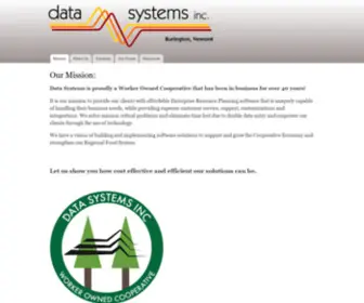 Datavermont.com(Data Systems) Screenshot