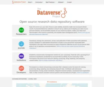 Dataverse.org(Dvnweb-vm3, home of) Screenshot