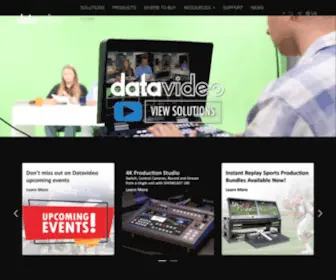Datavideo.com(Datavideo Technologies Co) Screenshot