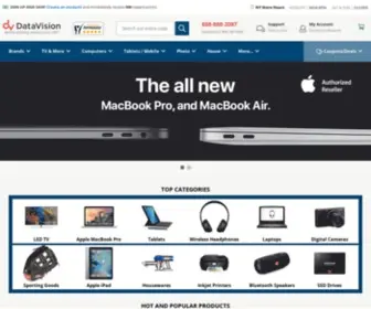 Datavision.com(Consumer Electronics with Service and Integrity) Screenshot