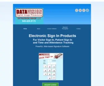 Datavisionimage.com(DATAVISION Advanced Image Software For Three Decades) Screenshot