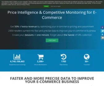 Datavora.com(Price Intelligence for E) Screenshot