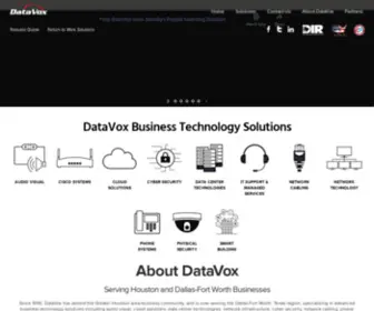 Datavox.com(DataVox Advanced Business Technology Solutions) Screenshot