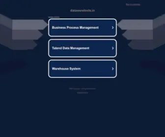 Datawaretools.in(Data Warehousing) Screenshot