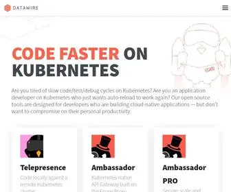 Datawire.io(Resilient Microservices on Kubernetes) Screenshot