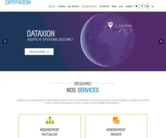 Dataxion.com(Datacenter Tunisie) Screenshot