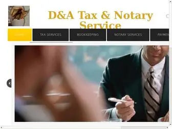 Dataxnotary.com(D&A Tax & Notary Service) Screenshot