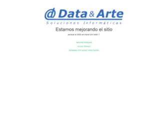 Datayarte.com.ar(Data y Arte) Screenshot