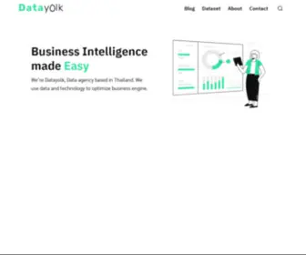 Datayolk.net(Data agency based in Thailand) Screenshot