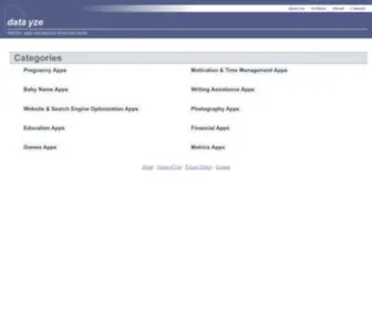 Datayze.com(Data) Screenshot