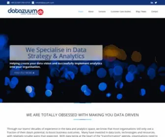 Datazuum.com(Business Intelligence Services) Screenshot