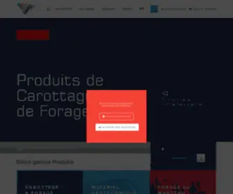 Datc-Group.com(Produits de Carottage & de Forage) Screenshot