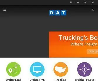 Dat.com(The DAT load board) Screenshot