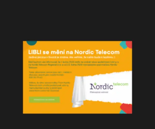 Dat.cz(Nordic Telecom) Screenshot