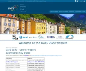 Date-Conference.com(DATE 2020) Screenshot