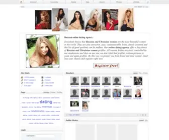 Date-Online-Today.com(Online russian marriage agency) Screenshot
