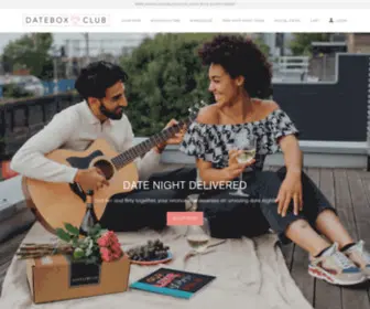 Dateboxclub.com(Date Night Box for couples delivered right to your door) Screenshot