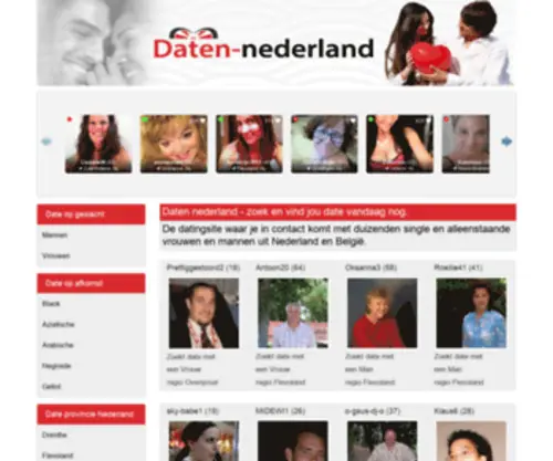 Daten-Nederland.nl(Daten nederland) Screenshot